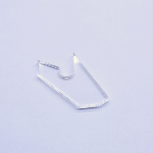Plexiglass Patch for Beogram 3000/2000/1203 Hood Hinge Repair