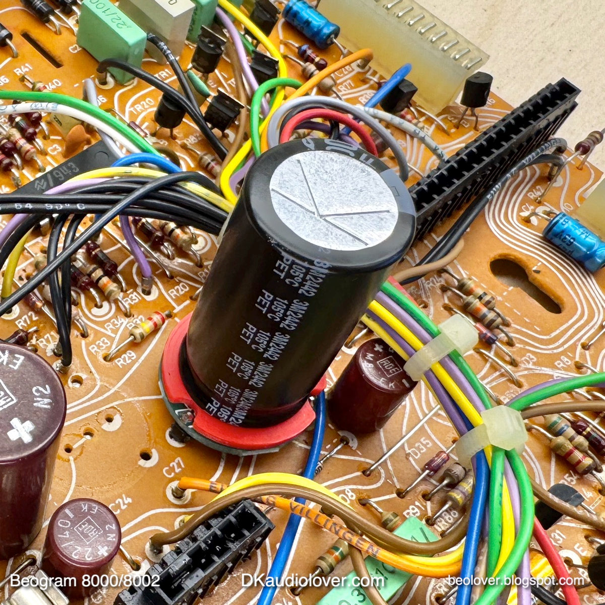 4-Pin 2200uF Reservoir Capacitor for Beogram 8000 and 8002