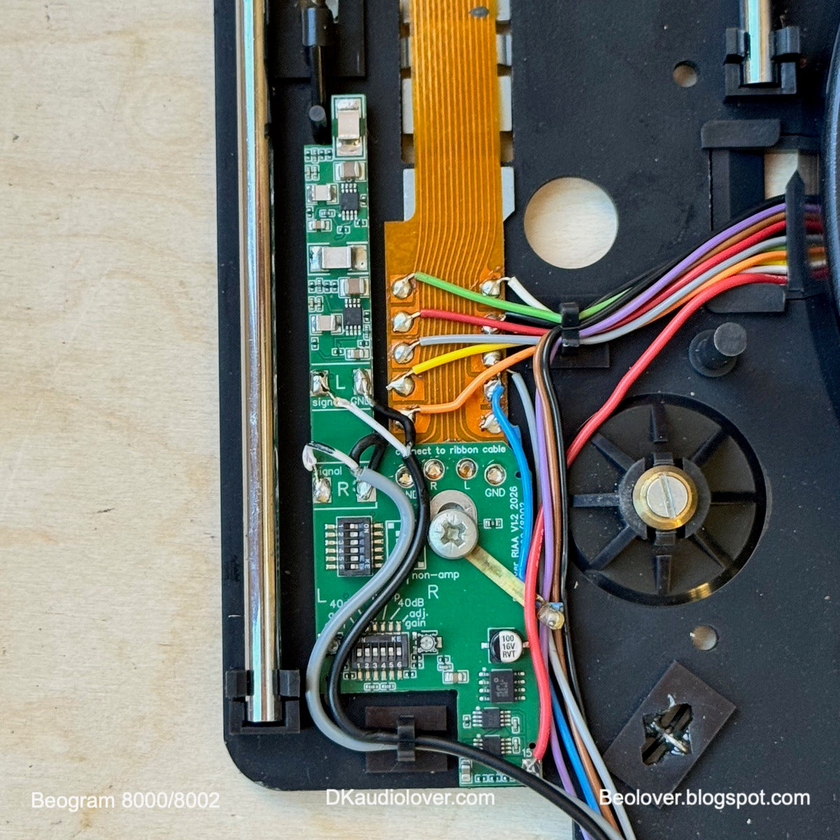 Internal RIAA Pre-Amplifier for Beogram 8000 and 8002